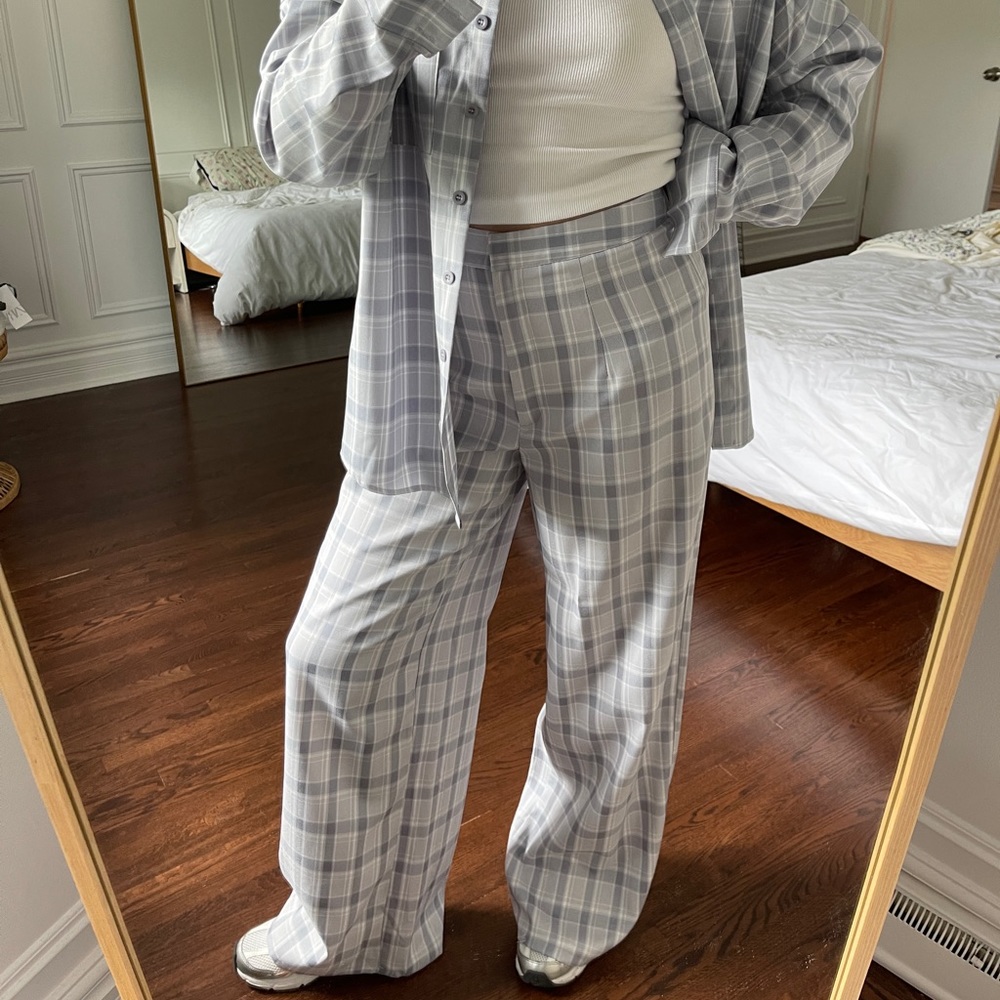 Plaid 2 piece set